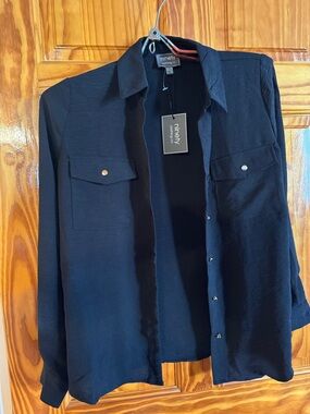 Ninety Men's Dark Navy Lightweight Shirt Jacket